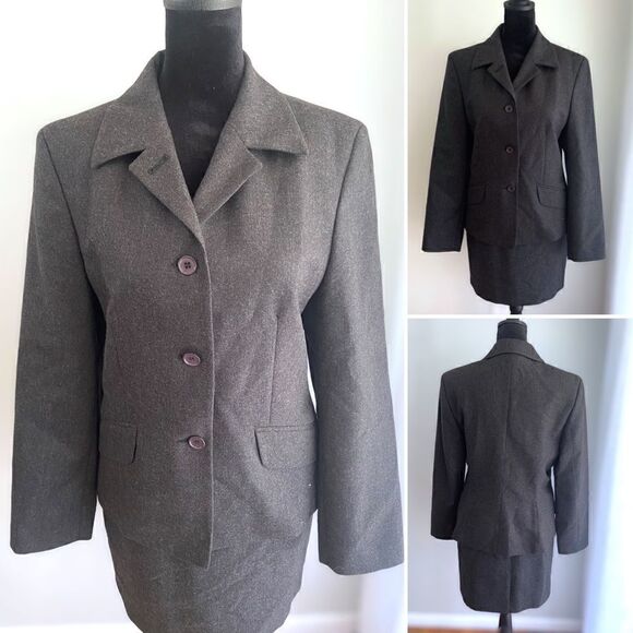 United Colors Of Benetton Wool Blazer Suit Jacket size 42 - Picture 1 of 12